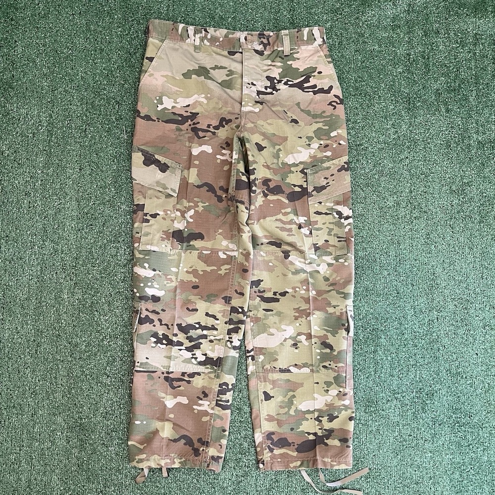 US Army OCP Combat Trousers Military Camoflage Pattern Men's Size Medium-Short